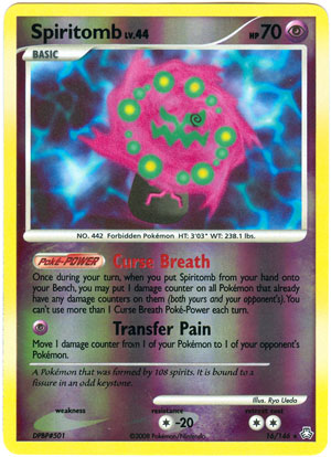 Spiritomb - 16/146 - Rare - Reverse Holo